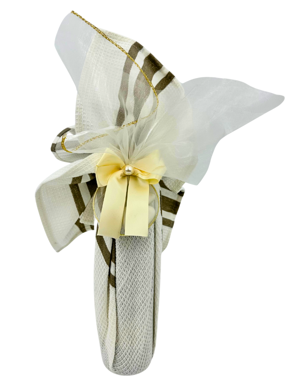 Wrapped Olive Oil Bottle
