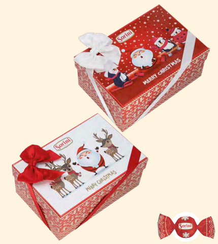 BOITE DE NOEL TRICOTE / KNITTED CHRISTMAS BOX 300G