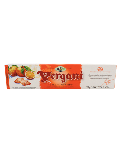 Vergani Soft Torrone Orange 70g