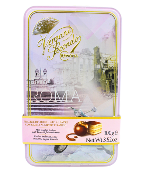 Vergani Chocolate Tin 100g