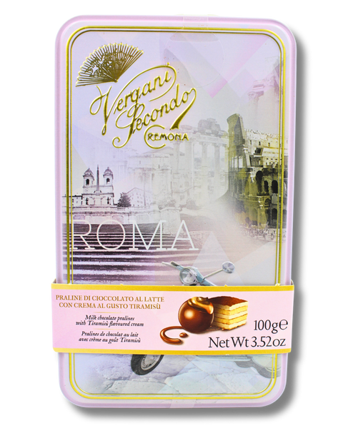 Vergani Chocolate Tins 100g