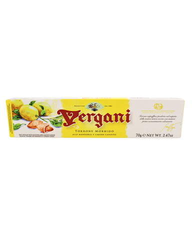 Vergani Soft Torrone Lemon 70g
