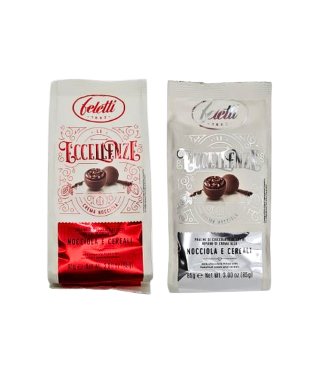 Eccellenze Red/Silver Chocolate Bag 85g