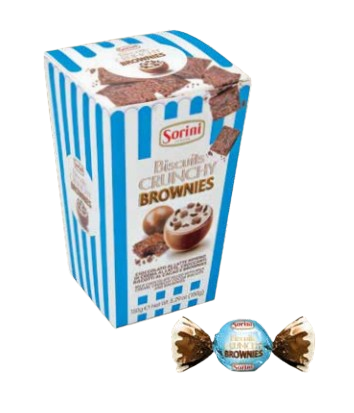 Sorini Crunchy Brownies Case 150g