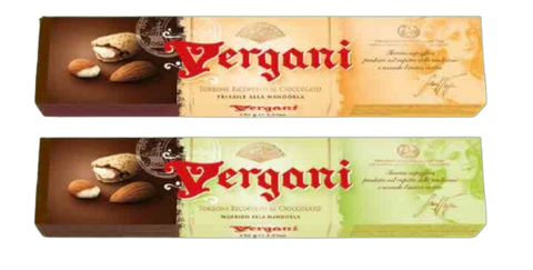 Vergani Nougat Chocolate Covered 150g