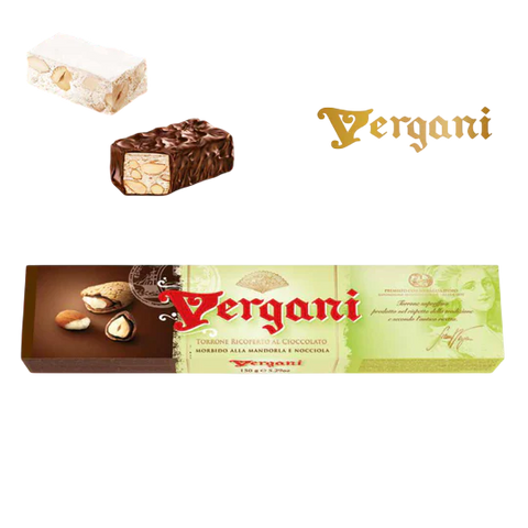 Vergani Nougat Chocolate Covered 150g