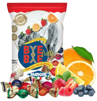 Mangini Candy Bags Bye Frutta 150g