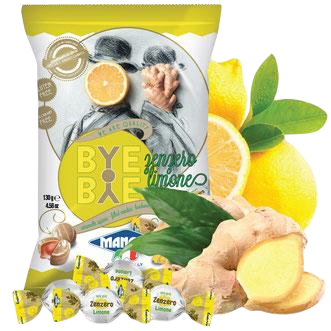 Mangini Candy Bags Bye Ginger Lemon 130g