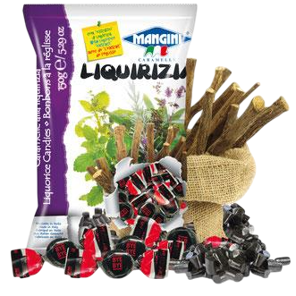 Mangini Candy Bags Bye Licorice 150g