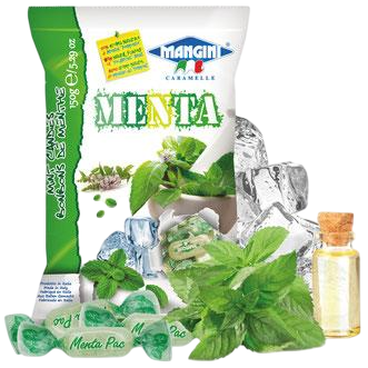 Mangini Candy Bags Menta Pac 150g