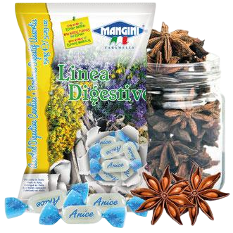 Mangini Candy Bags Anice 150g