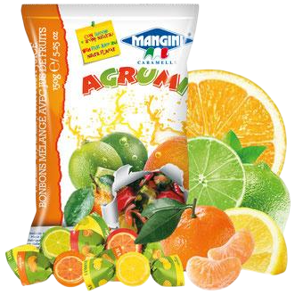 Mangini Candy Bags Agrumi 150g