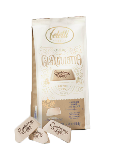 Feletti White Chocolate Gianduia 150g