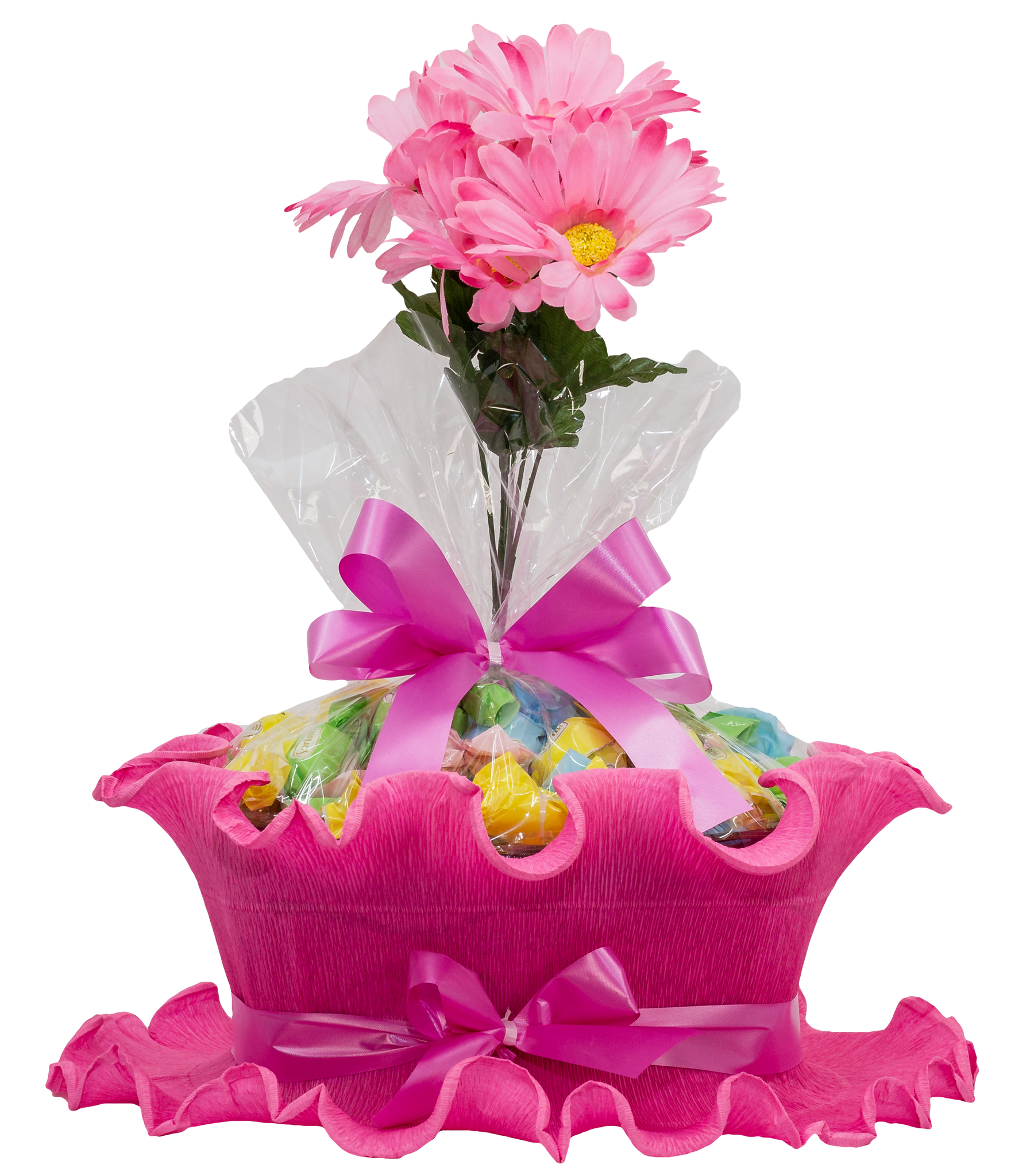 Flower Basket Pink