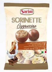 Sorini Cappuccino Chocolate Bag 110g