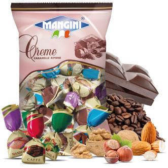 Mangini Candy Bags Mint Licorice Centre 150g